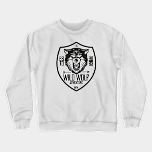 Wild wolf  design Crewneck Sweatshirt